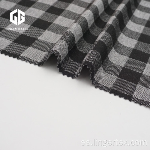 Tela de Jacquard de poliéster y nylon de algodón teñido con hilo